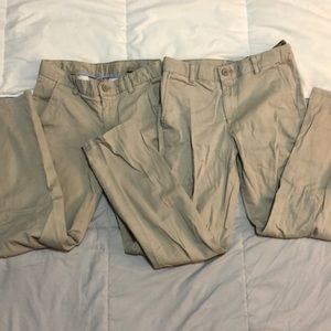 Boys uniform khakis (lot of 2)